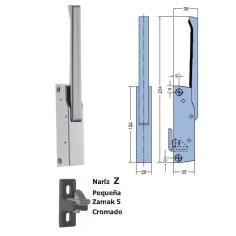 Fermeture verticale nez époxy petite sans clé