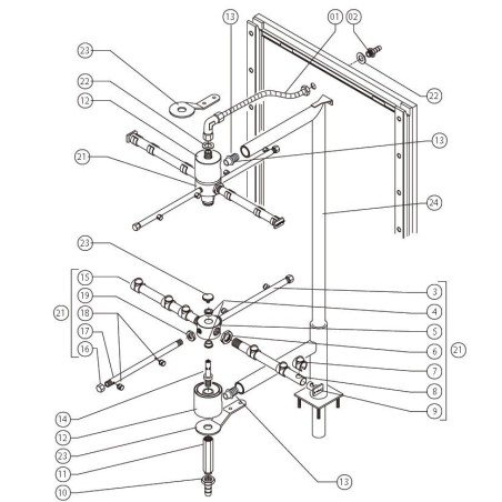 Bouchon pour arbre de clarificateur Krupps 104100 ø 10,2mm H 9mm