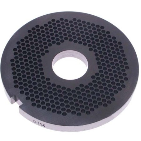 Placa picadora de carne 114 Unger taladro 4mm 1 muesca