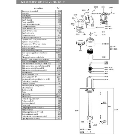 Roulement joint étanche Dynamic MMX92-98 PMX98 PMF250 MX91-2000 MDH460-2000 0607