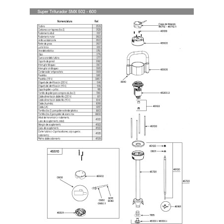 Rolamento vedante estanque Dynamic MMX92-98 PMX98 PMF250 MX91-2000 MDH460-2000 0607