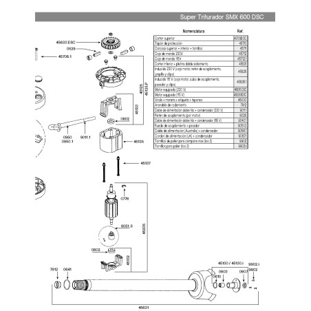 Rolamento vedante estanque Dynamic MMX92-98 PMX98 PMF250 MX91-2000 MDH460-2000 0607