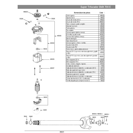 Roulement joint étanche Dynamic MMX92-98 PMX98 PMF250 MX91-2000 MDH460-2000 0607