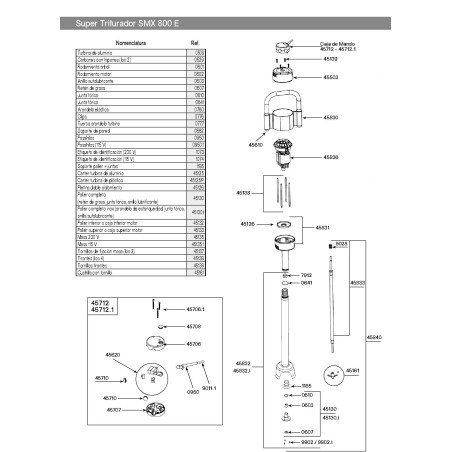 Rodamiento retén estanco Dynamic MMX92-98 PMX98 PMF250 MX91-2000 MDH460-2000 0607