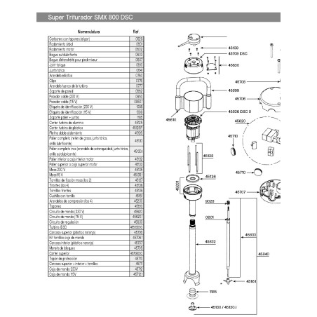 Roulement joint étanche Dynamic MMX92-98 PMX98 PMF250 MX91-2000 MDH460-2000 0607