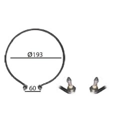 Milk heater resistance 1300W Ø193mm