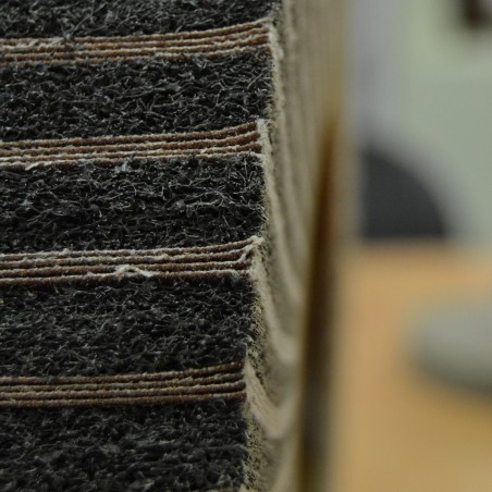 Mixed Polishing Disc Satin Steel 200x25x76mm P120 + TBM Flap Sanding