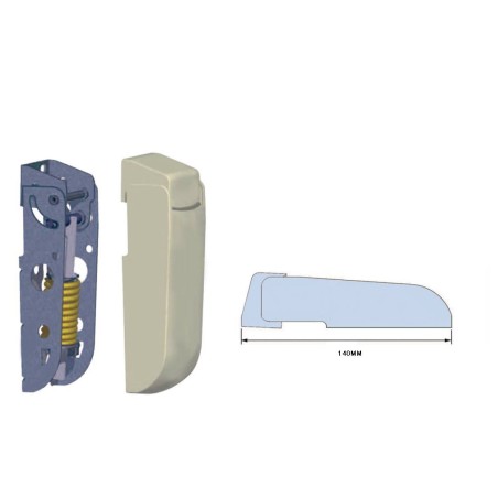 Hélice para baús frigoríficos com embelezadores mola 4mm comprimento 140mm