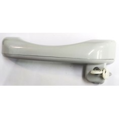 Puxador de arca frigorífica PMDA (Branco) 266mm Distância Furos 19-23cm com chave
