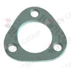 junta int.ø 40,5mm fibra espessura 3mm furo ø 10mm dist. do furo 52mm Azkoyen, Marcfi, Pavoni