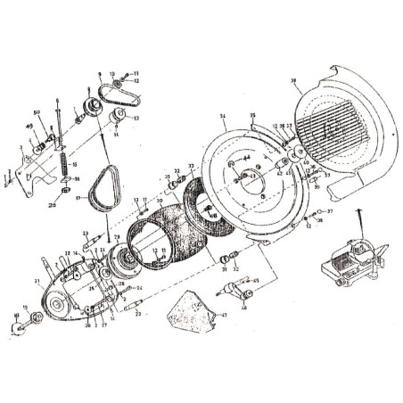 Courroie de coupe Berkel 800 Jeu 3 unités 5x287mm 5x345mm