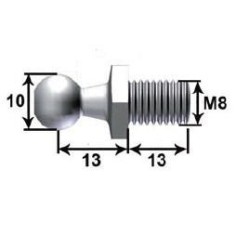 Spike Ball Head 10 L13 M8