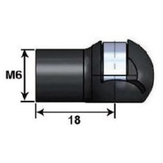 Ressort plastique tête 10 L18P M6