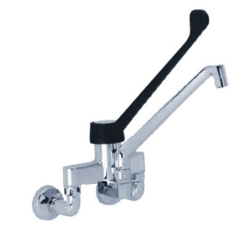 Wall-mounted single-lever geriatric faucet Black Handle