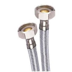 Raccord flexible en maille d'acier inoxydable Femelle-Femelle de 1/2” 1000mm