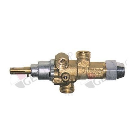 robinet de gaz PEL type 21S entrée gaz M16x1,5 (ø 10mm) Eutron RBT SF-602 101397