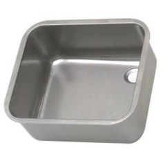 Welded flange 400x400x250mm stainless steel AISI 304 1mm thickness