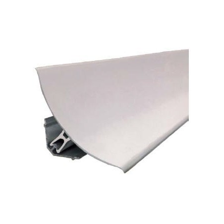 Perfil Sanitario en pvc para rinconeras o zócalos 60mm (interior + exterior)