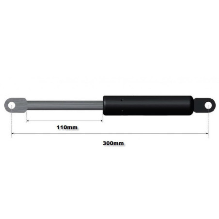 Gas spring hole distance 225mm