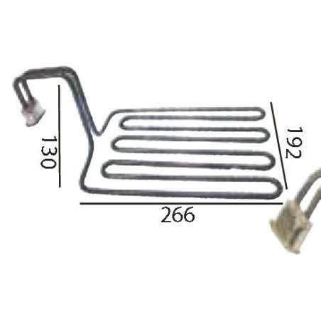 Résistance de friteuse 2000W Jemi 266x192mm LC-130