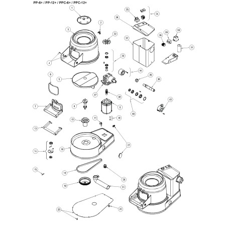 Correa Poly-V J-7 891 Flexonic 50Hz Sammic 2003866