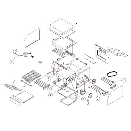 Potenciómetro BC1 30W 800 Ohmios TT300 Tostador BC1-30W-800R