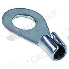 terminal de cabo anular não isolado tamanho 6,5mm para rosca M6 4,0-6,0mm² aço inoxidável