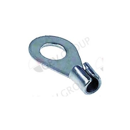 terminal de cable anular no aislado tamaño 6,5mm para rosca M6 4,0-6,0mm² acero inoxidable 