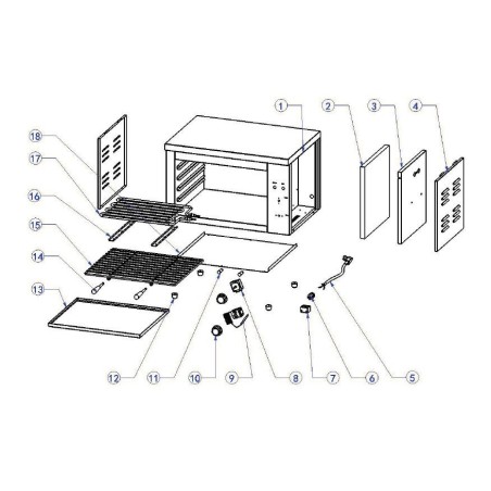Plastic Control Axis ø 6mm Diameter 45mm Salamander ES-538 with two screws securing the axis