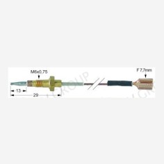 Thermocouple M6x0.75 L 600mm Emmepi connection