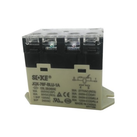 Relé de potência JQX-76FBLU-1A 30Amperes Fritadeiras