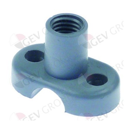 guia ø 13mm L 35mm An 20mm H 24mm rosca M10x1,5 para tuboø 12 distância de fixação 22mm Lineablanca A040078