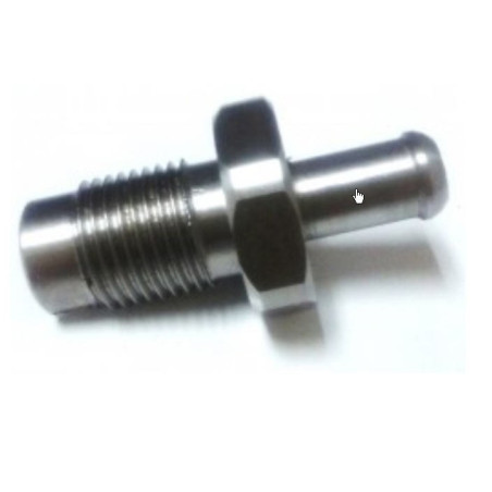 racor presión Largo inoxidable 3/8  Ø10mm A050041