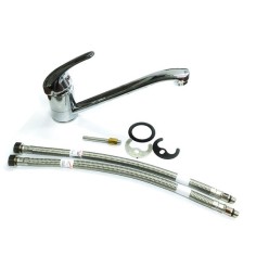 single-lever faucet with 1 hole short handle ½" connection length