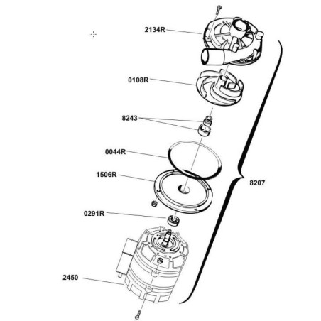 Corps d'aspiration ATA 6808 AL-401 AL-410 AL-40 AL-45