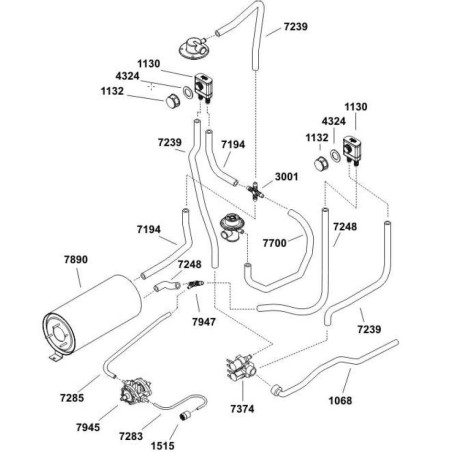 Corps d'aspiration ATA 6808 AL-401 AL-410 AL-40 AL-45