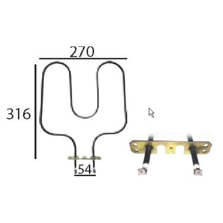 Resistencia Horno Balay 1700W 