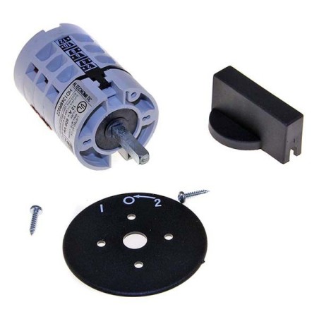 Conmutador giratorio 1-0-2 16A 230v HD124R922 Fama 348152 346239 F2364