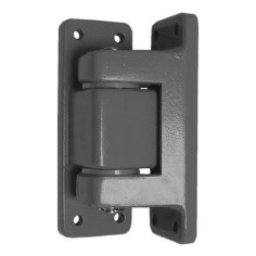 Hinged em alumínio epóxi cinza