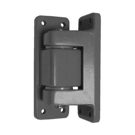 Hinged em alumínio epóxi cinza