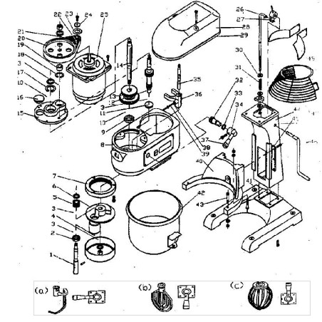 Clutch Gear Mixer B20F M20A B10