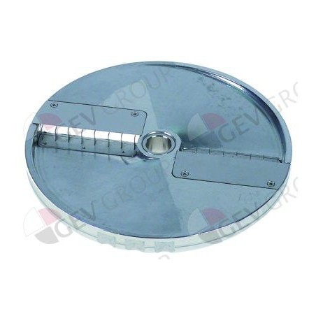Disque de coupe légumes HU10 HLC-300 DQ10 ø 205mm support ø 19mm épaisseur de coupe 10mm aluminium