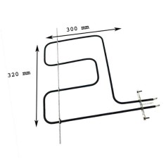 Resistência Forno Teka 300x320mm 220V 1400W