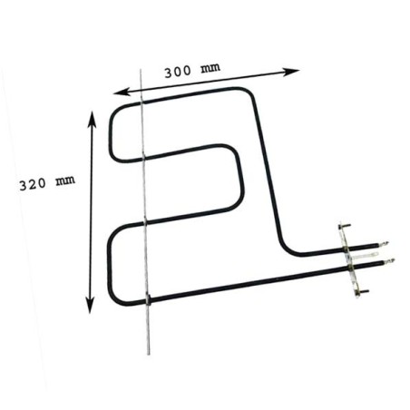 Resistência Forno Teka 300x320mm 220V 1400W