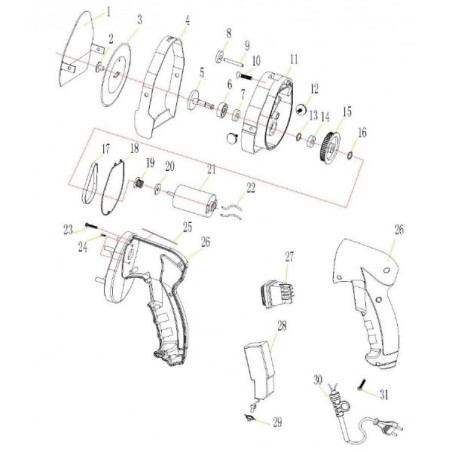 Correia Faca kebab KS100E FN10A 3M-192-6