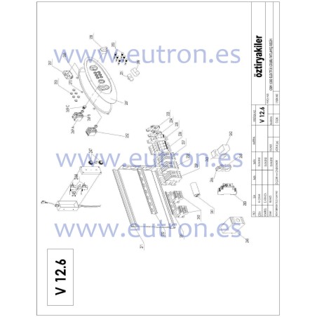 Résistance Lave-vaisselle Ozti 3000W OBM 1080 9099.01000.02