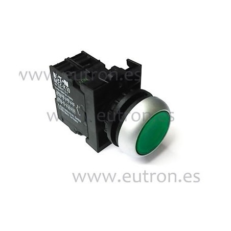 Interrupteur à bouton-poussoir Ozti M22DR-G 6232.00012.08