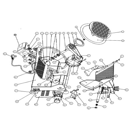 Anneau bras pousseur coupeuse HBS-350