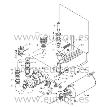 Complete Dishwasher Door FABAR Q50 FB0200502