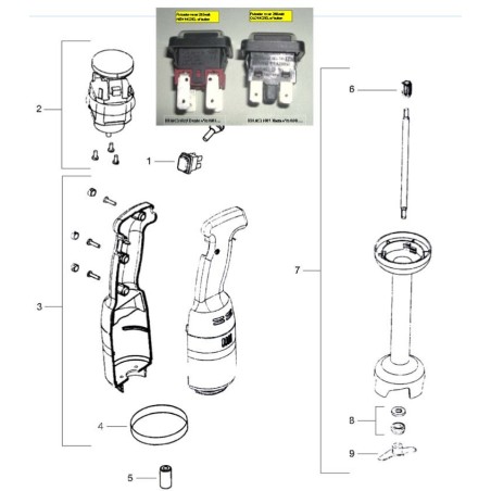 Accouplement Femelle Bras Broyeur Edenox Moteur 250 K016C31031 TBVV-250 TVF-250